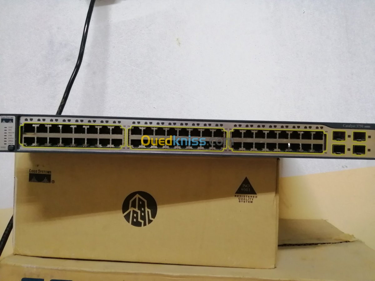 Switch cisco 3750/48 port