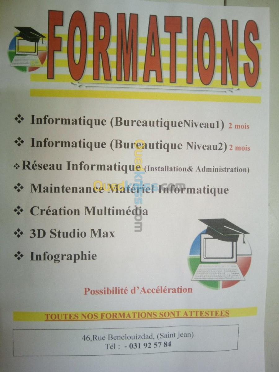 Formation et maintenance