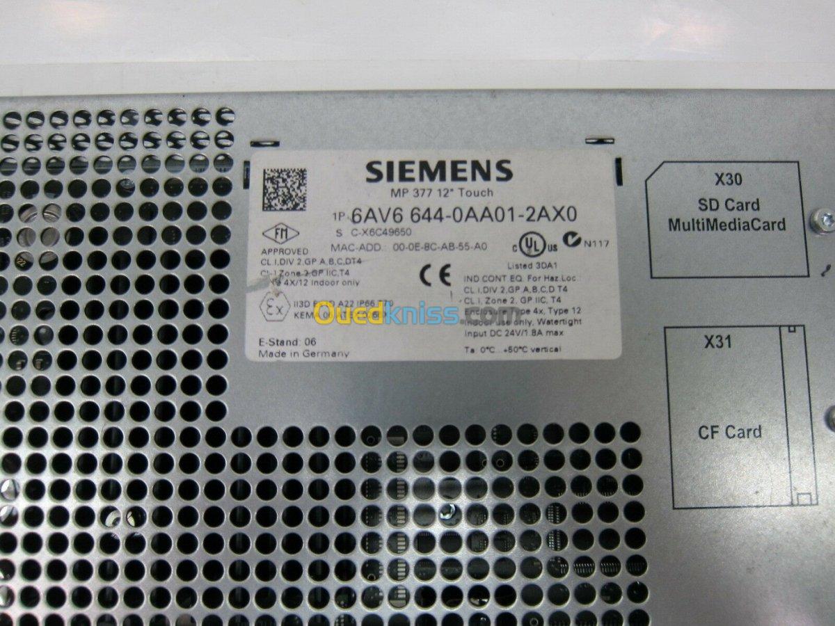 Écran HMI tactile SIEMENS