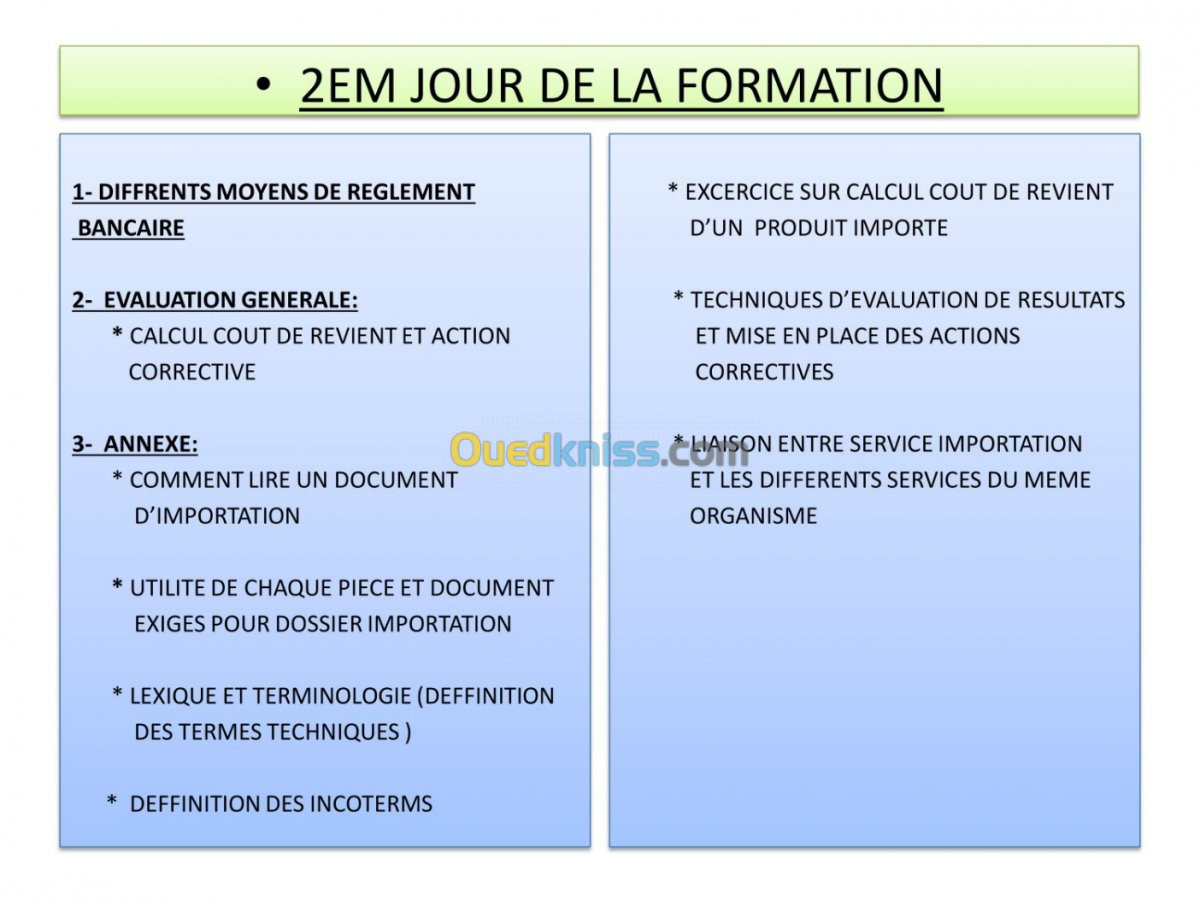 FORMATION ET CONSULTING / PROCESS STAN