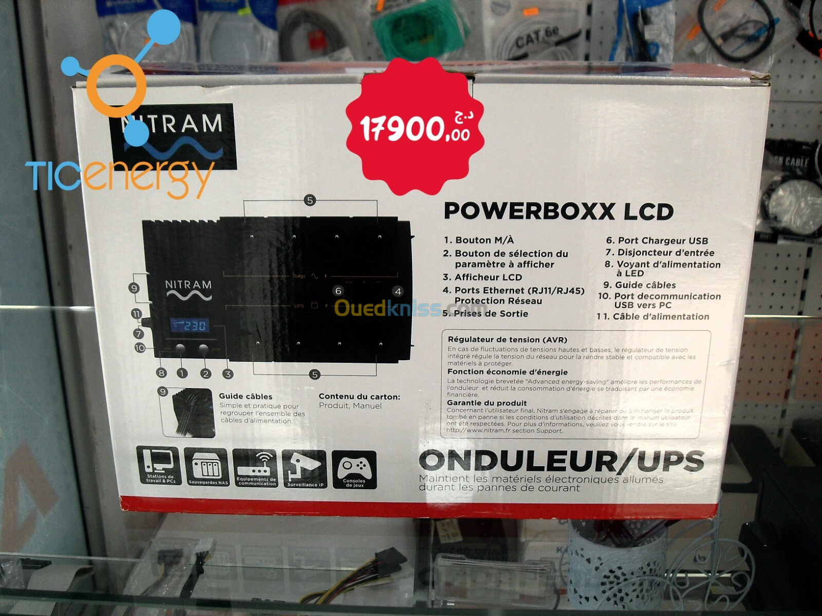 NITRAM Série POWERBOXX 700VA/420W