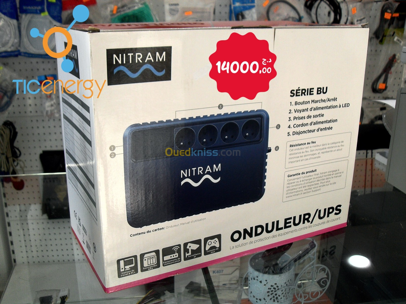 NITRAM Série BU - BU1000E 1000VA/600W