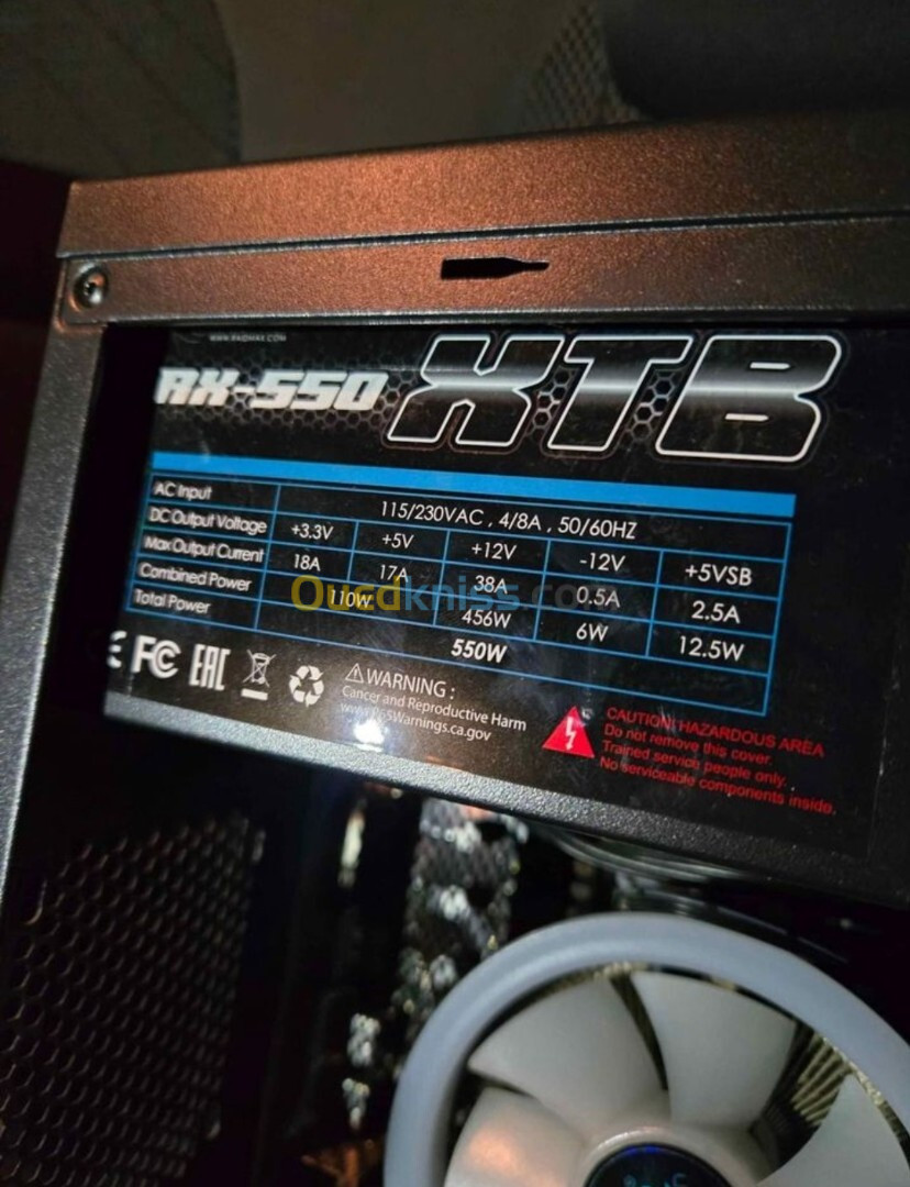 Alimentation RaidMax 550W Temchi Riglo