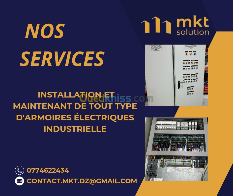 Installation et maintenance des armoire électriques