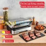 PRESSE PANINI TEFAL OPTIGRILL 2IN1 INTELLIGENT GRILL 2100WATT 9 PROGRAMME GC772D10