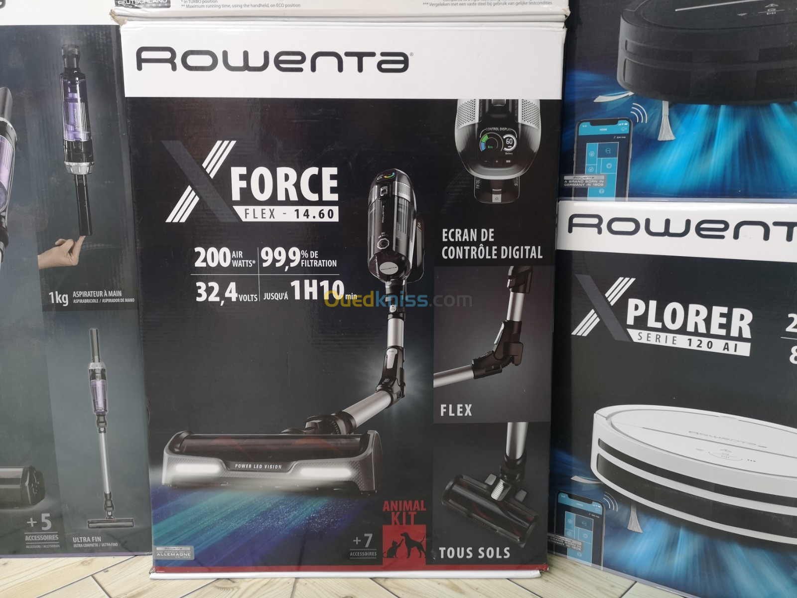 Aspirateur balai ROWENTA X-FORCE FLEX 14.60 200 Air Watts 1H10 min   