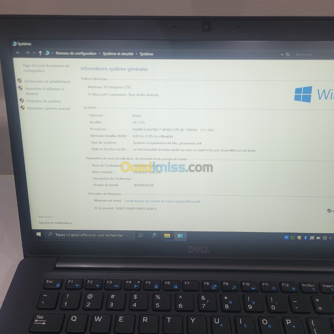 Dell Latitude i7 8eme