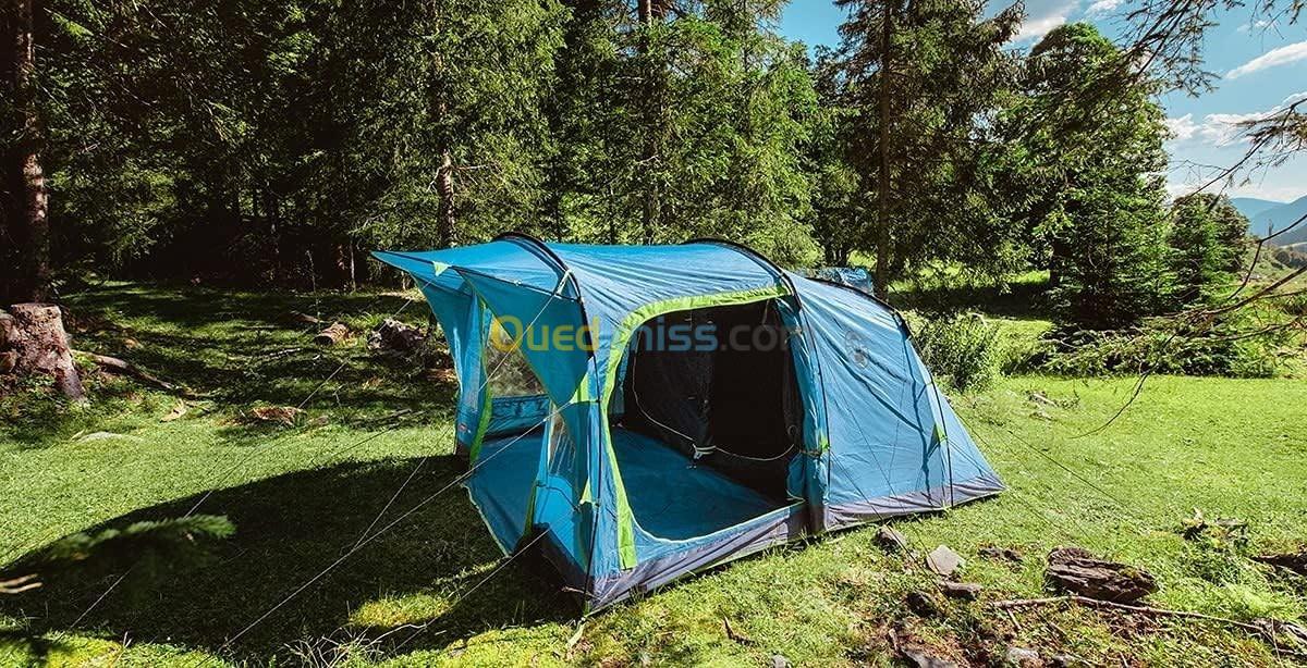 Coleman Tente tunnel familiale 4 personnes Bleu