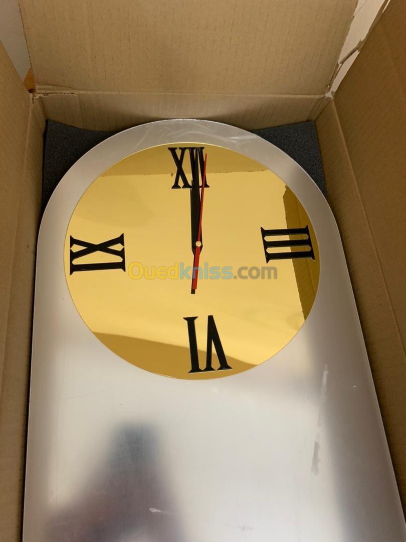  Horloge Murale Silencieuse Chiffre Romain 90x35cm