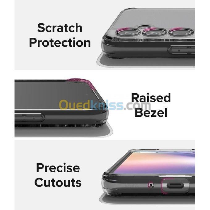 Antichoc Samsung Galaxy A54 5G Transparent Rigide Coque Protection A54 Fumé