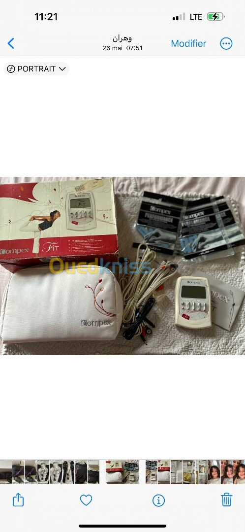 Appareil electrostimulation musculaire 