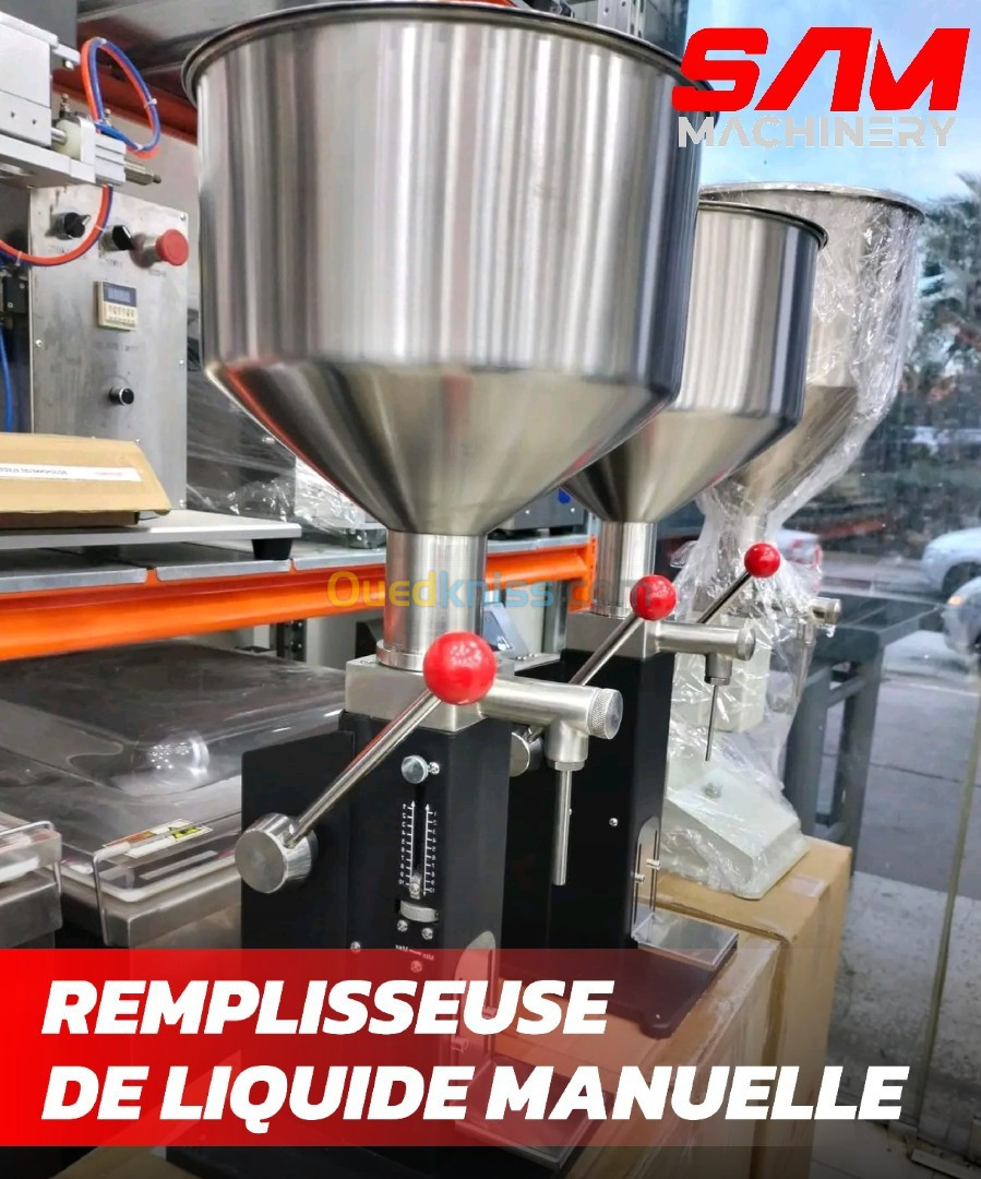 Doseur Remplisseuse de liquide visqueux semi automatique manuelle électrique 