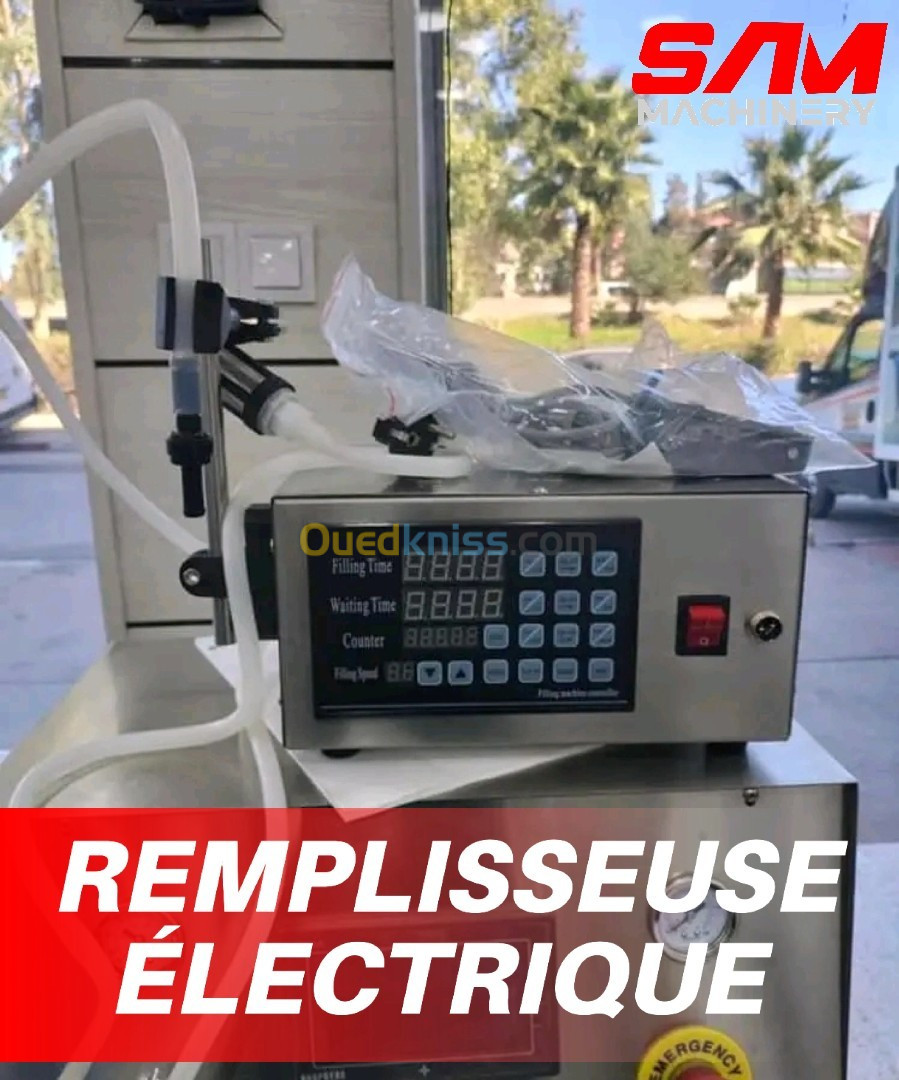 Doseur Remplisseuse de liquide visqueux semi automatique manuelle électrique 