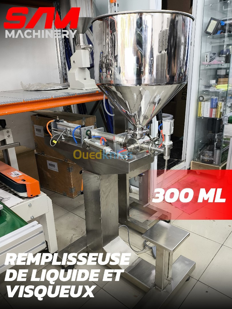 Doseur Remplisseuse de liquide visqueux semi automatique manuelle électrique 