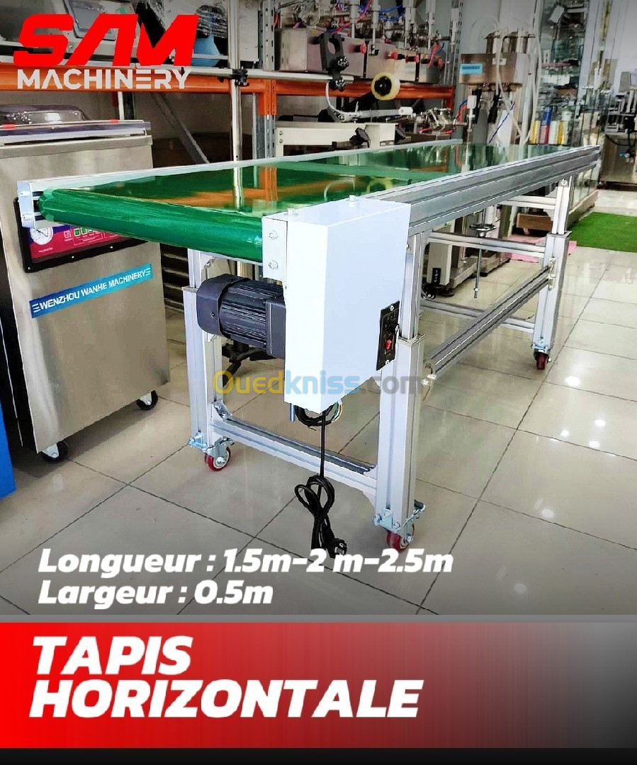 Tapis horizontale et incliné 