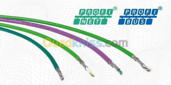 Cable blindé avec tresse profibus Profinet