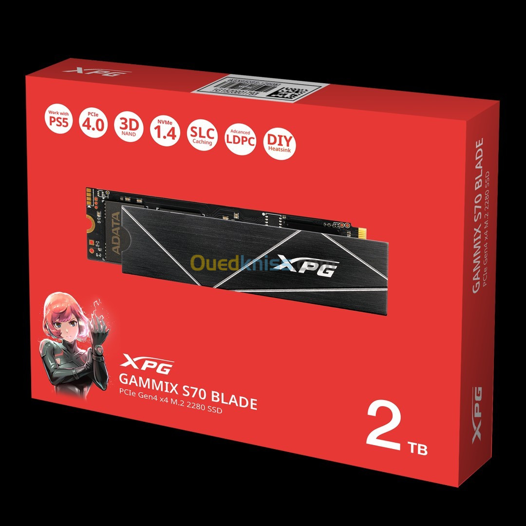 SSD ADATA XPG GAMMIX S70 M.2 2280 PCIe 2 TO