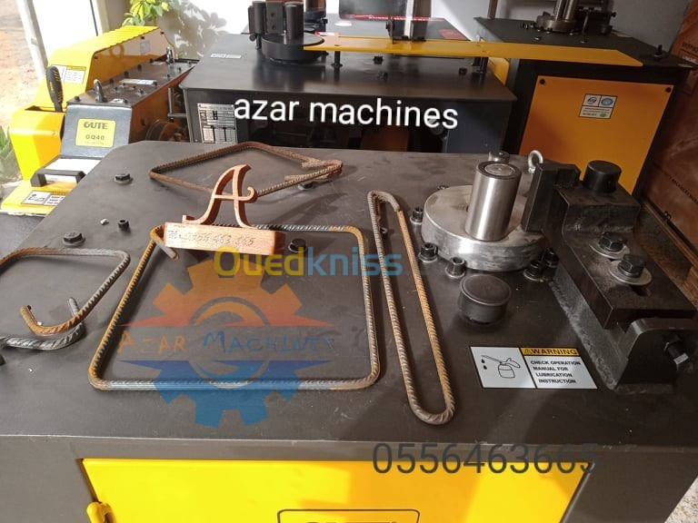 Azar machines coudeuse cisaille redresseuse 