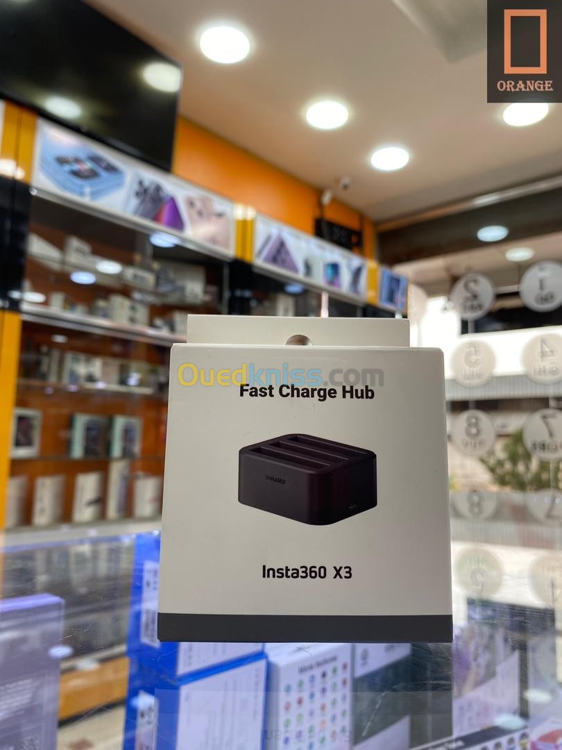 Fast charge Hub pour Caméra Insta360 X3