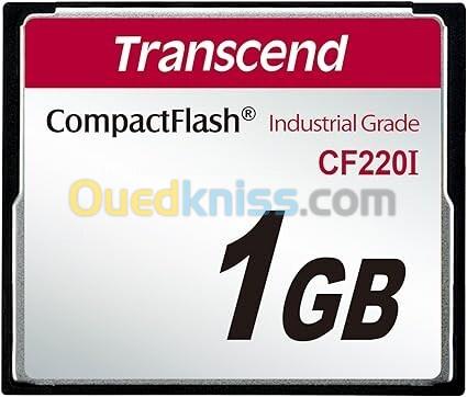 Transcend 1 Go Plage de température industrielle CF220I 220X Ultra CompactFlash (SLC)