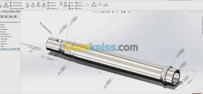 Concepteur dessinateur CAO solidworks