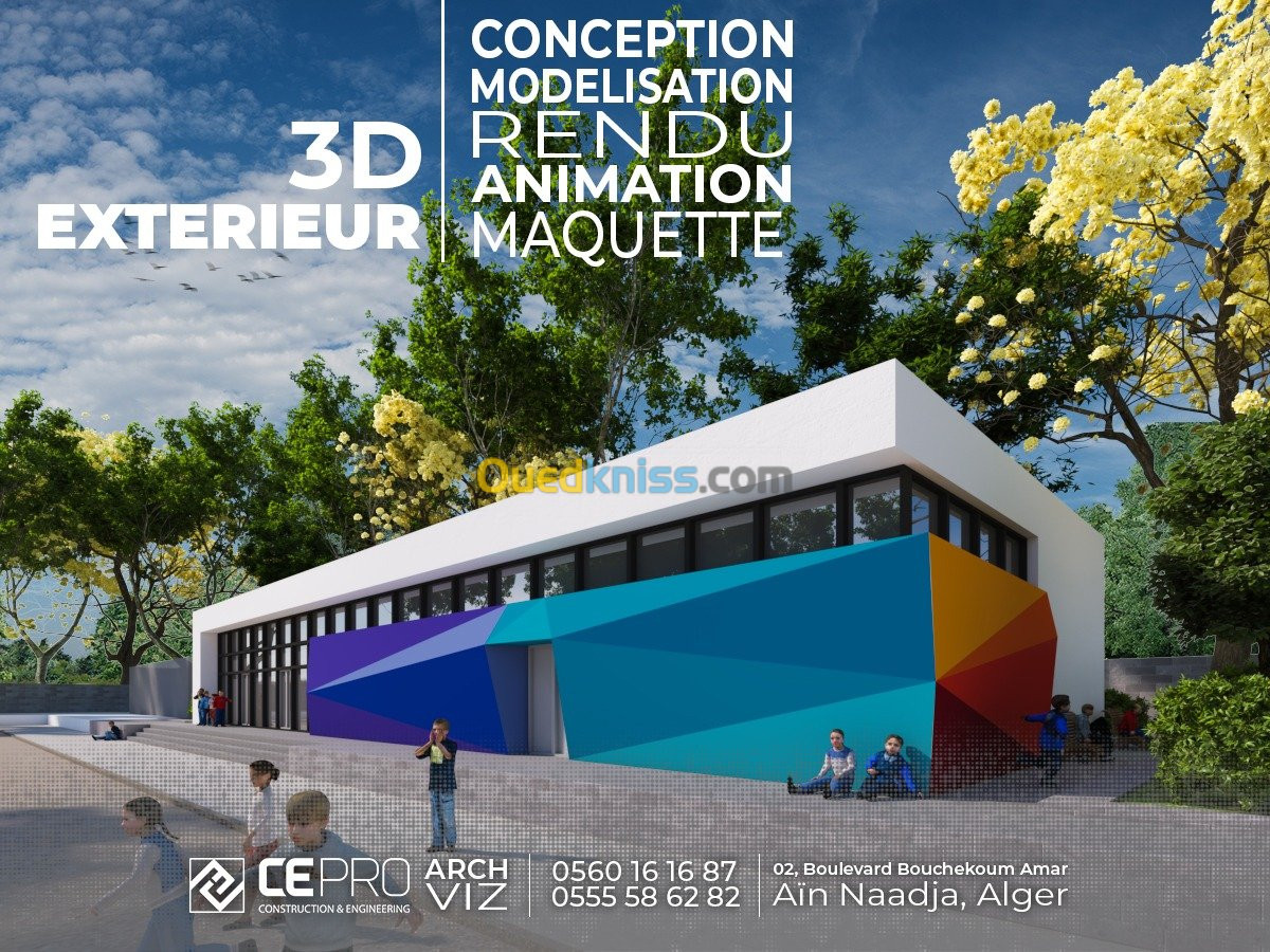 Architcture Rendu Animation 2D 3D