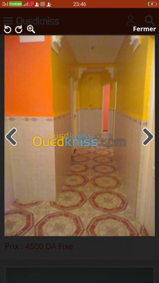 Location Appartement F3 Bejaia Melbou