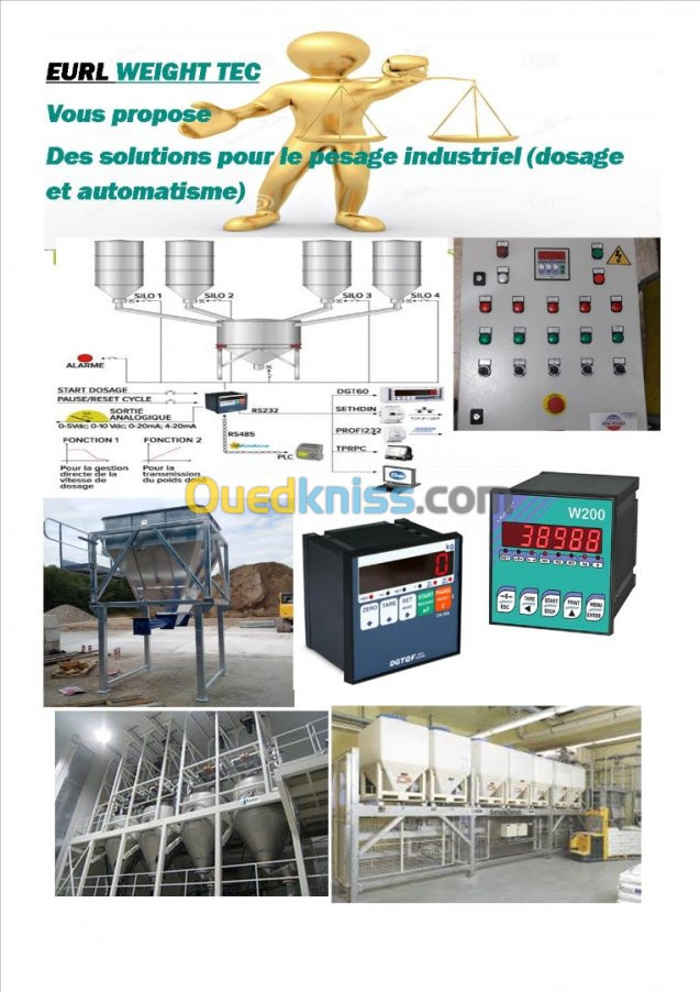 Vente installation réparation et étalonnage 