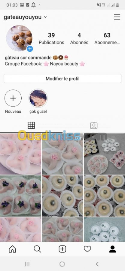 Offre pour commande de gâteaux 