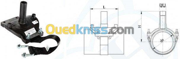 Selle de branchement PEHD électrosoudable (Électrofusion)