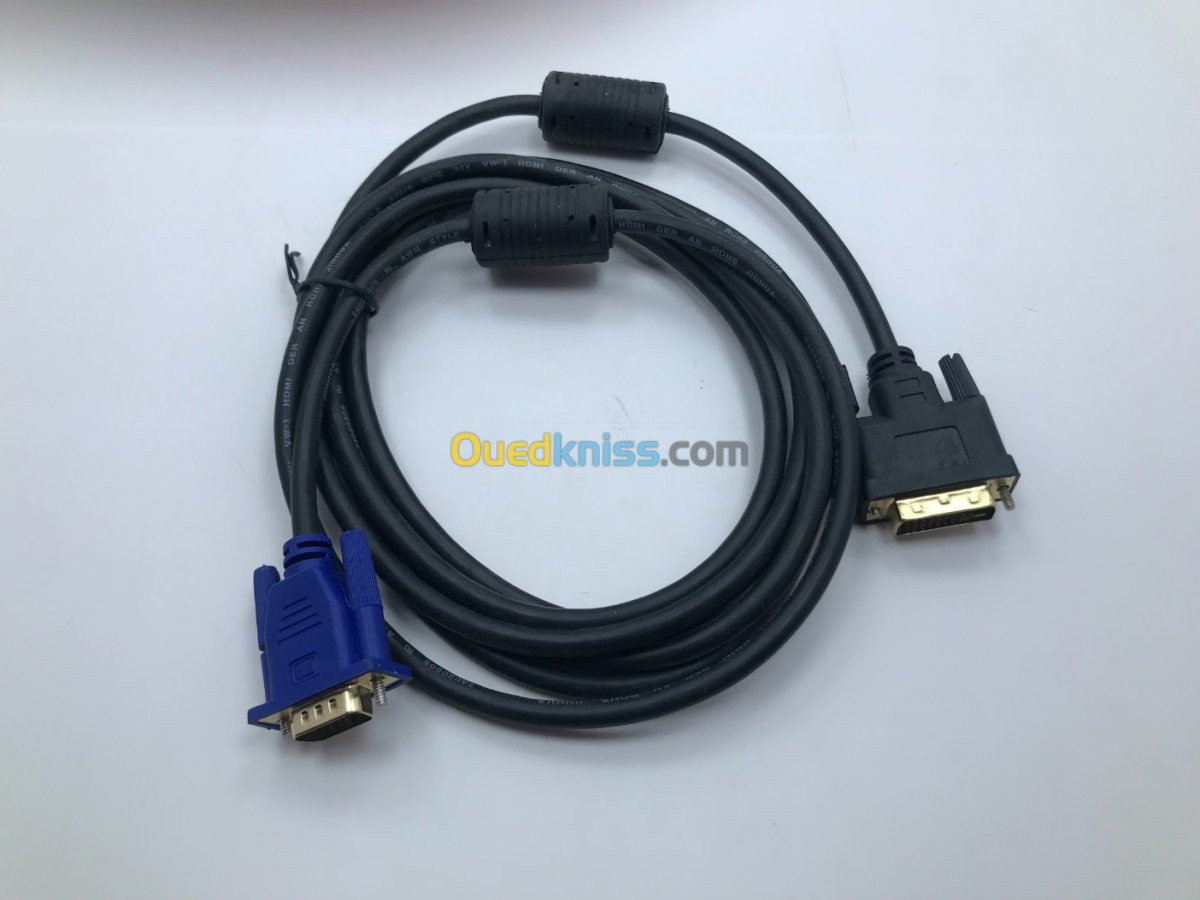 Câble DVI-D (Single Link) / HDMI - 2 m - Câble DVI Générique sur