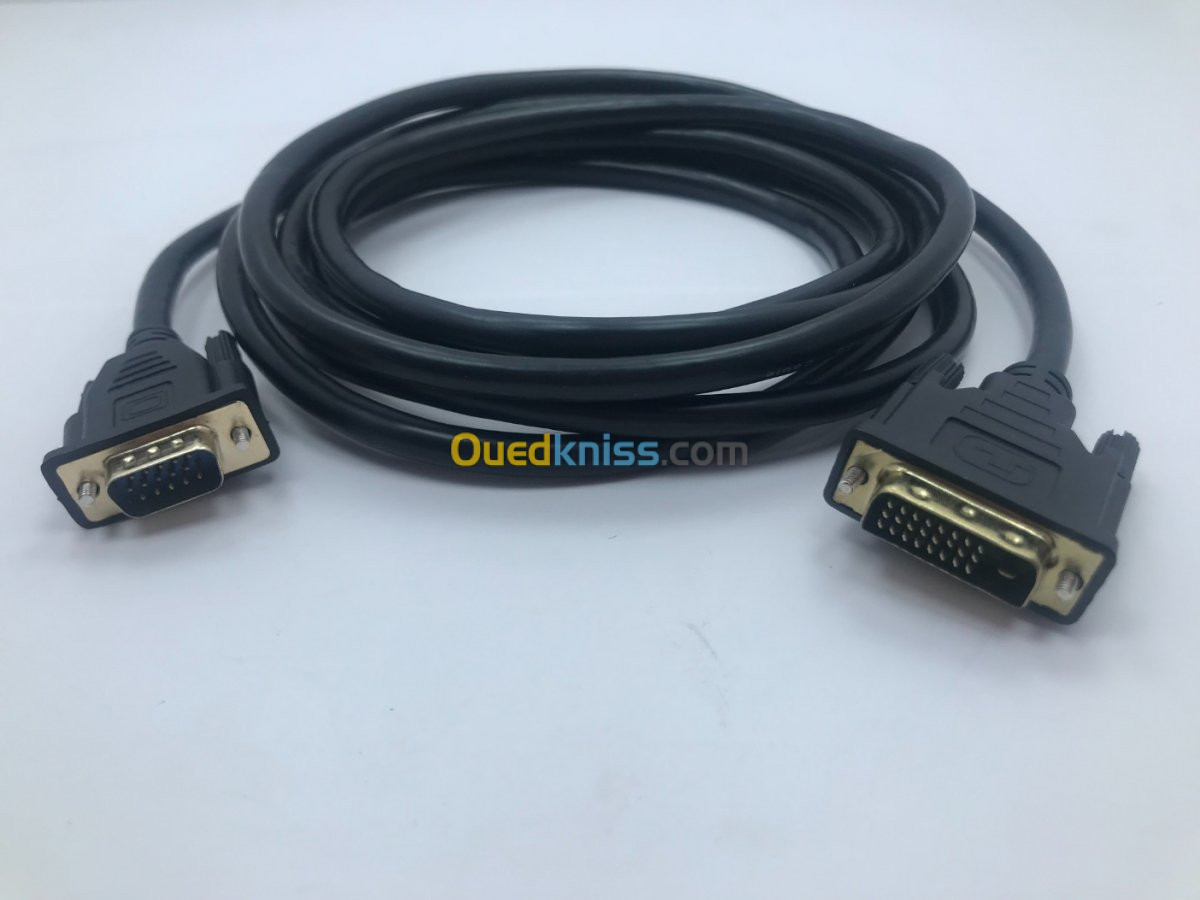 Adaptateur VGA \ DVI ( DVI 24 + 1 broches) - Prix en Algérie