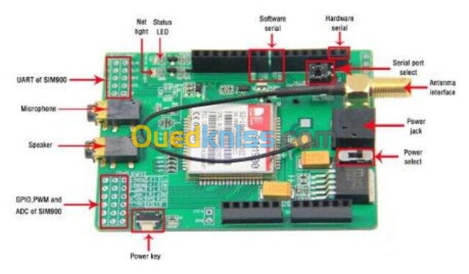 GSM SIM900 développement Board Modul