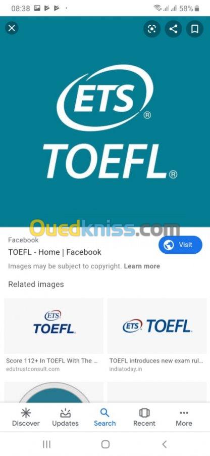 TOEFL preparation 