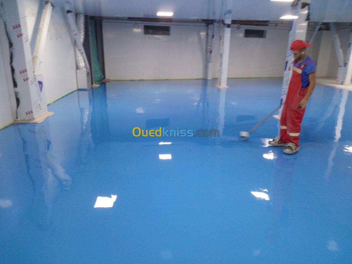 Sol industriel en Epoxy 