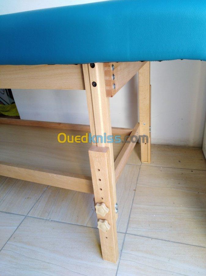 Table de massage stationnaire en bois