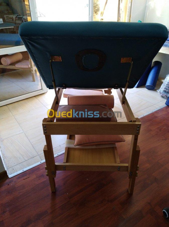 Table de massage stationnaire en bois