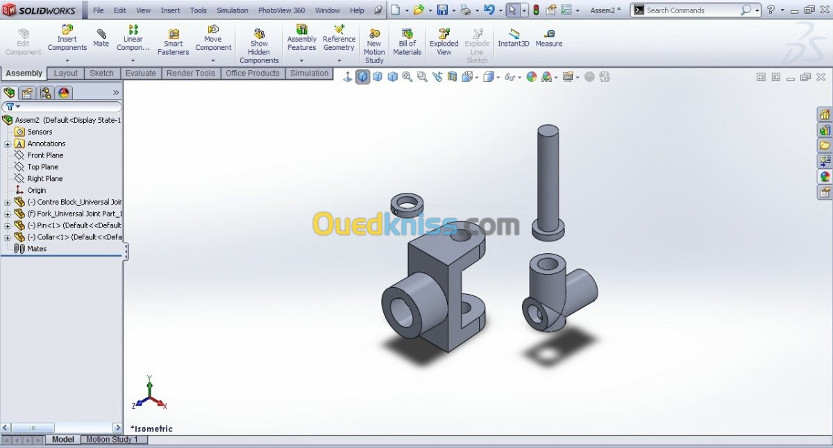 Conception 2D,3D aves Solidworks 