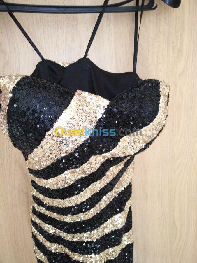 Vente Robe Noire Strass