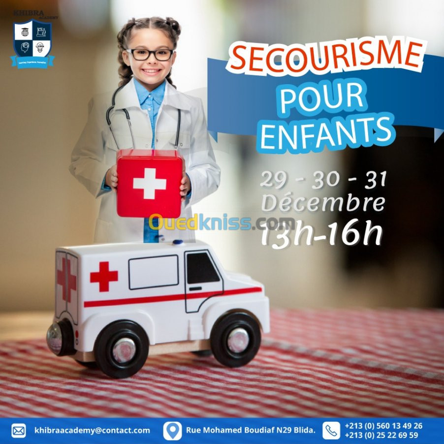 Secourisme pour les enfants