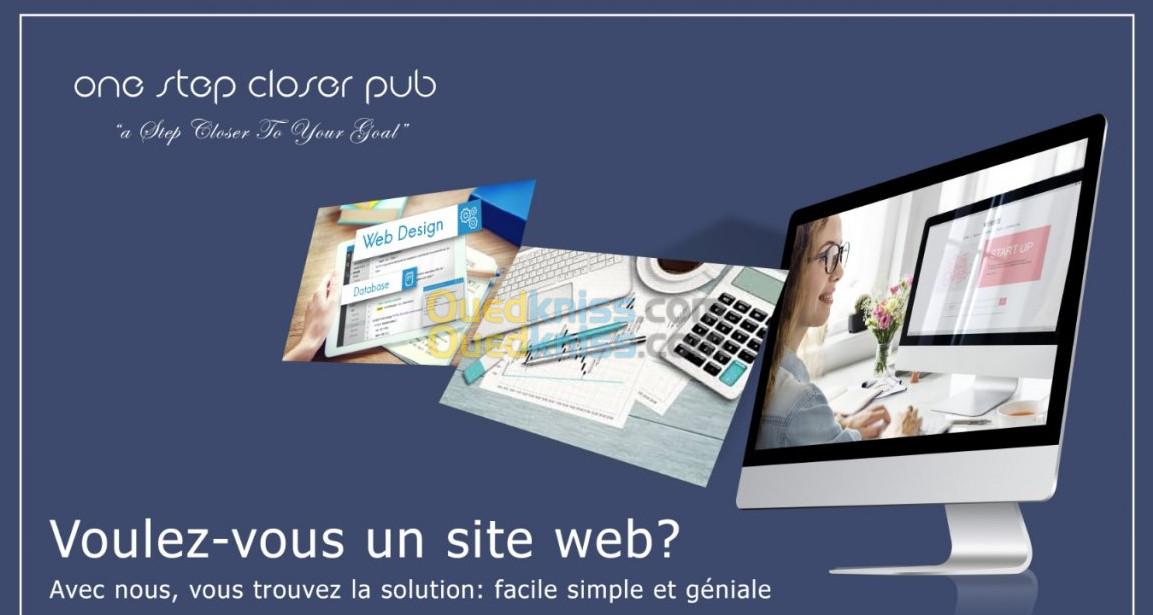 création des sites web à 20000 da 