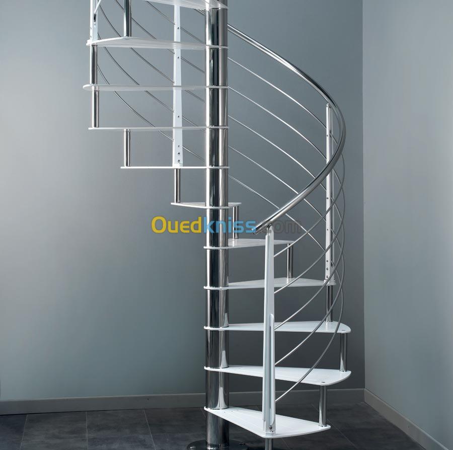 escalier et rampe en inox