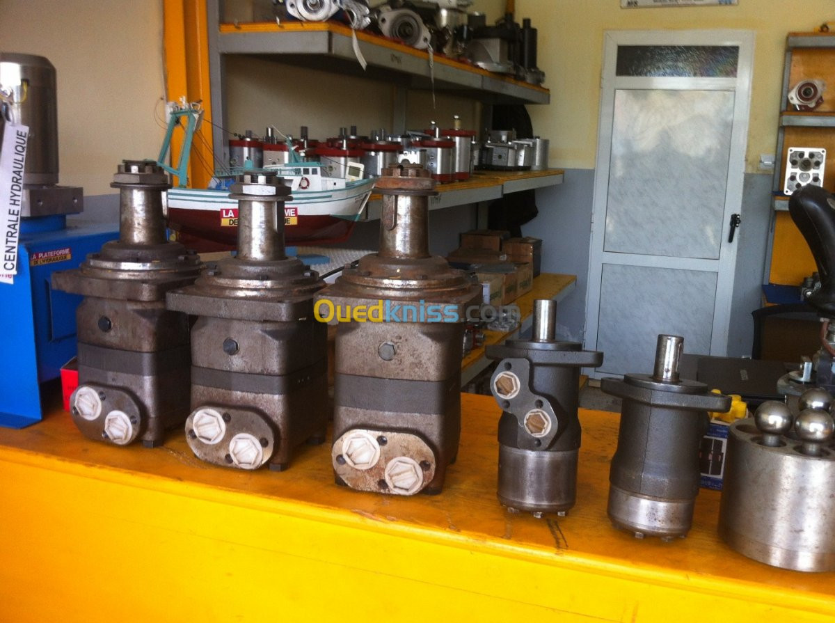 pompe a plattes et moteur 