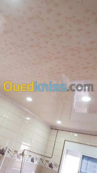 montage plafond pvc 