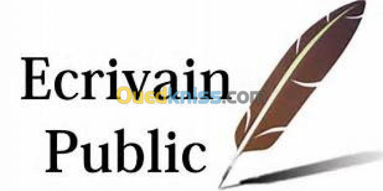 Ecrivain public (CV, Lettres...)