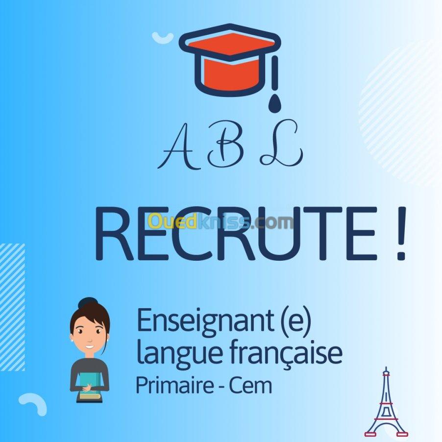 Un(e) enseignant (e) de langue françai