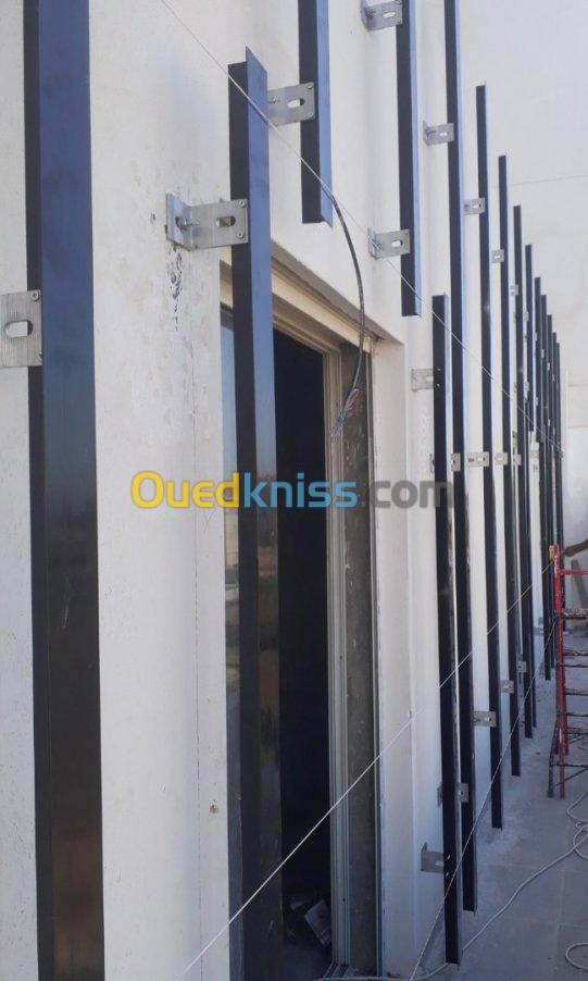 Travaux de façade HPL, Aluco, terre cuite (fundermax, alucostar, frontek,.. )