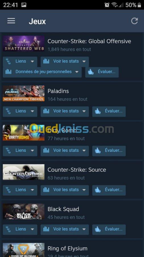 Compte steam LVL 11 Full Acces
