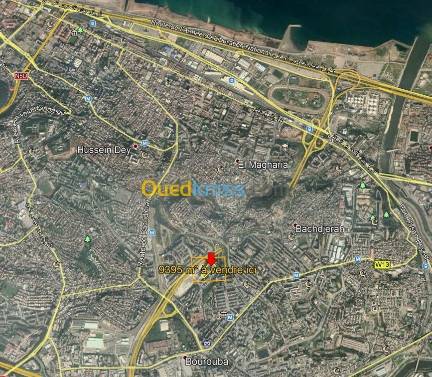 Vente Terrain Alger Bachdjerrah Alger Algérie