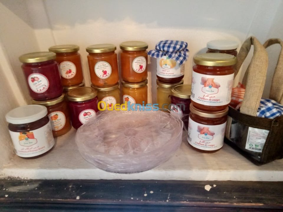 Confiture artisanale, pâtes de fruits